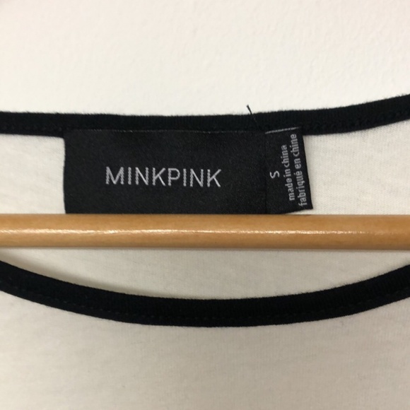 MINK PINK Hail Kale Fluffy Crop Top - Picture 2 of 5